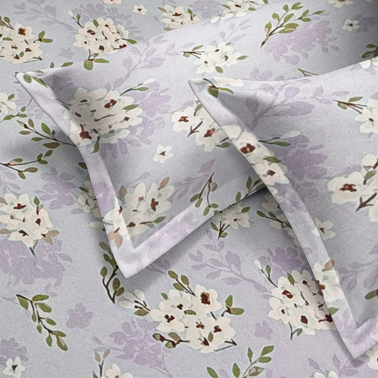 enera Printed King Bedsheet with 2 Pillow Covers Cotton