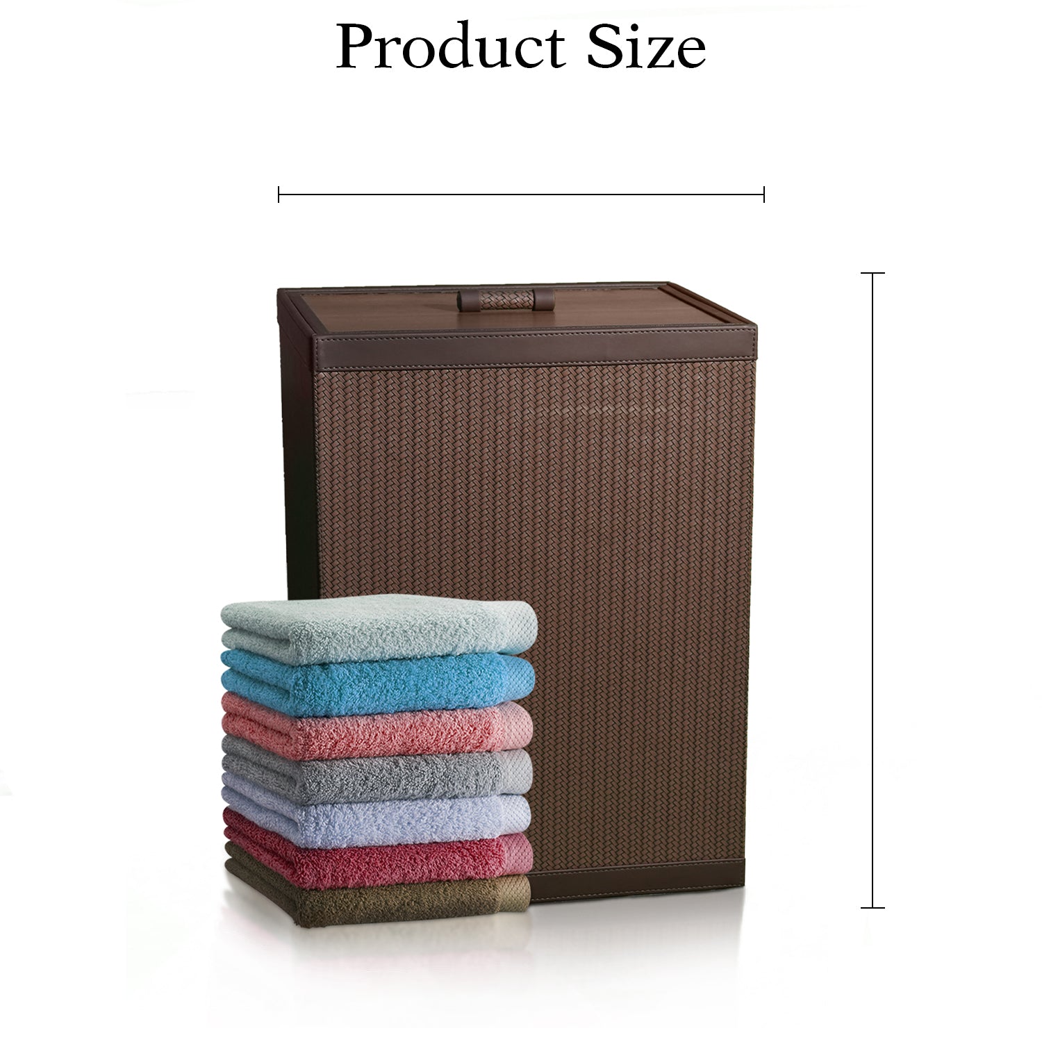 Vivid Storage & Laundry Basket in Brown Color