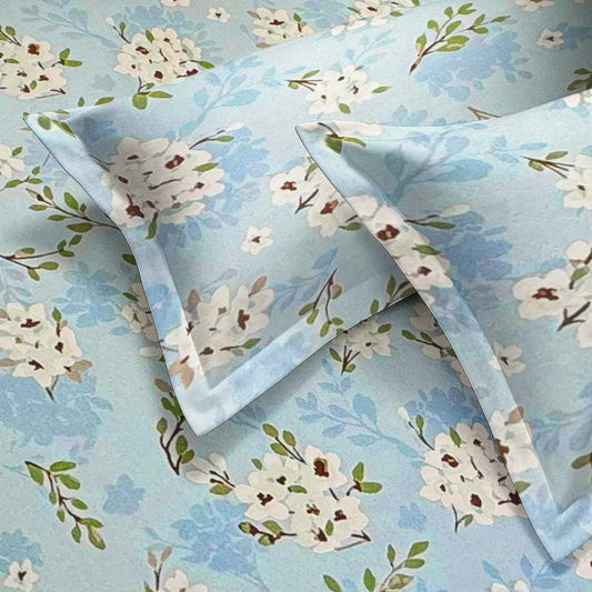 enera Printed King Bedsheet with 2 Pillow Covers Cotton