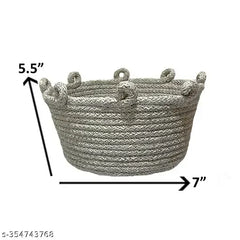 Saprose Knitted Storage Basket | Multipurpose Home Organizer Decor