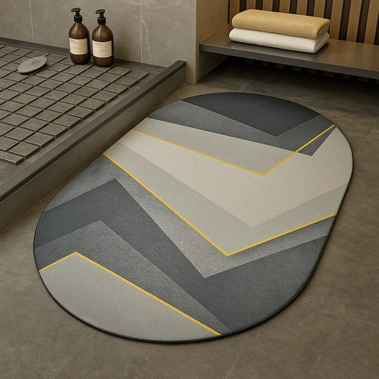enera Bathroom Mat 40x60 cm Anti-Slip, Quick-Dry & Water Absorbing Mat