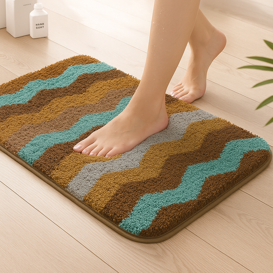 enera Small Bathmat 40x60 cm | Quick-Dry, Non-Slip & Highly Absorbent