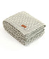 Pluchi Vanilla Grey Melange Color Throw - THPOPVG045 | Stylish Comfort | Enera