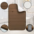 Grapes Line Vind Memory Foam Brown Color Bathmat - 50 x 80 cm