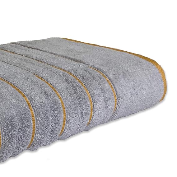 EXOTICA Silver Fire Bath Towel | Luxuriously Soft & Modern | Enera