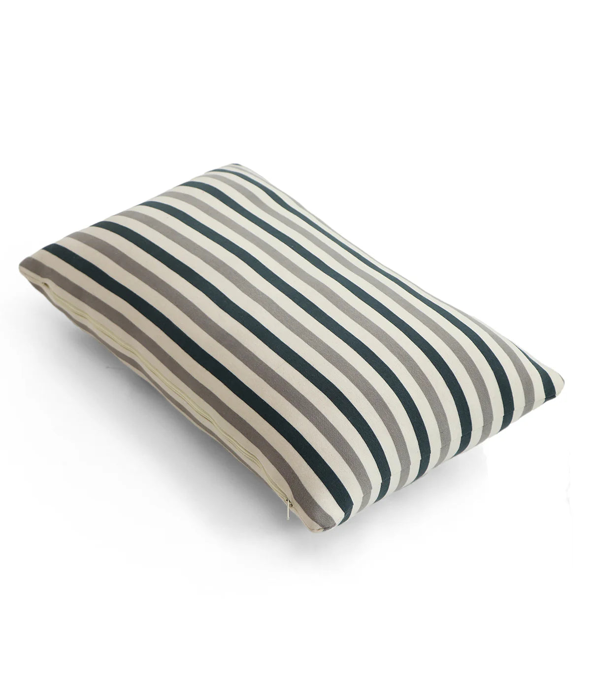 Pluchi Champion Blue & Natural Light Cushion Cover 12 x 20 | Stylish & Elegant | Enera