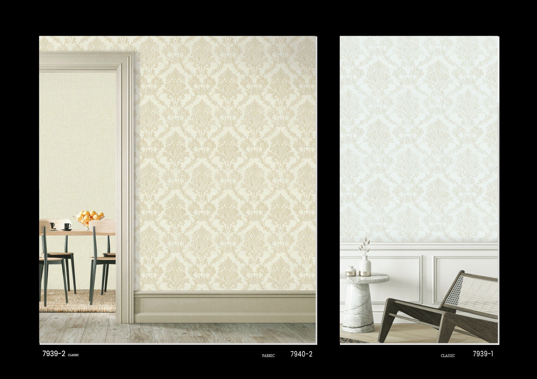 VC Premium Classic Wallpaper Collection - Elegant & Timeless Designs | Enera