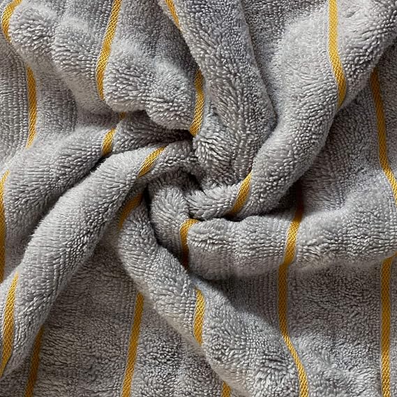 EXOTICA Silver Fire Bath Towel | Luxuriously Soft & Modern | Enera