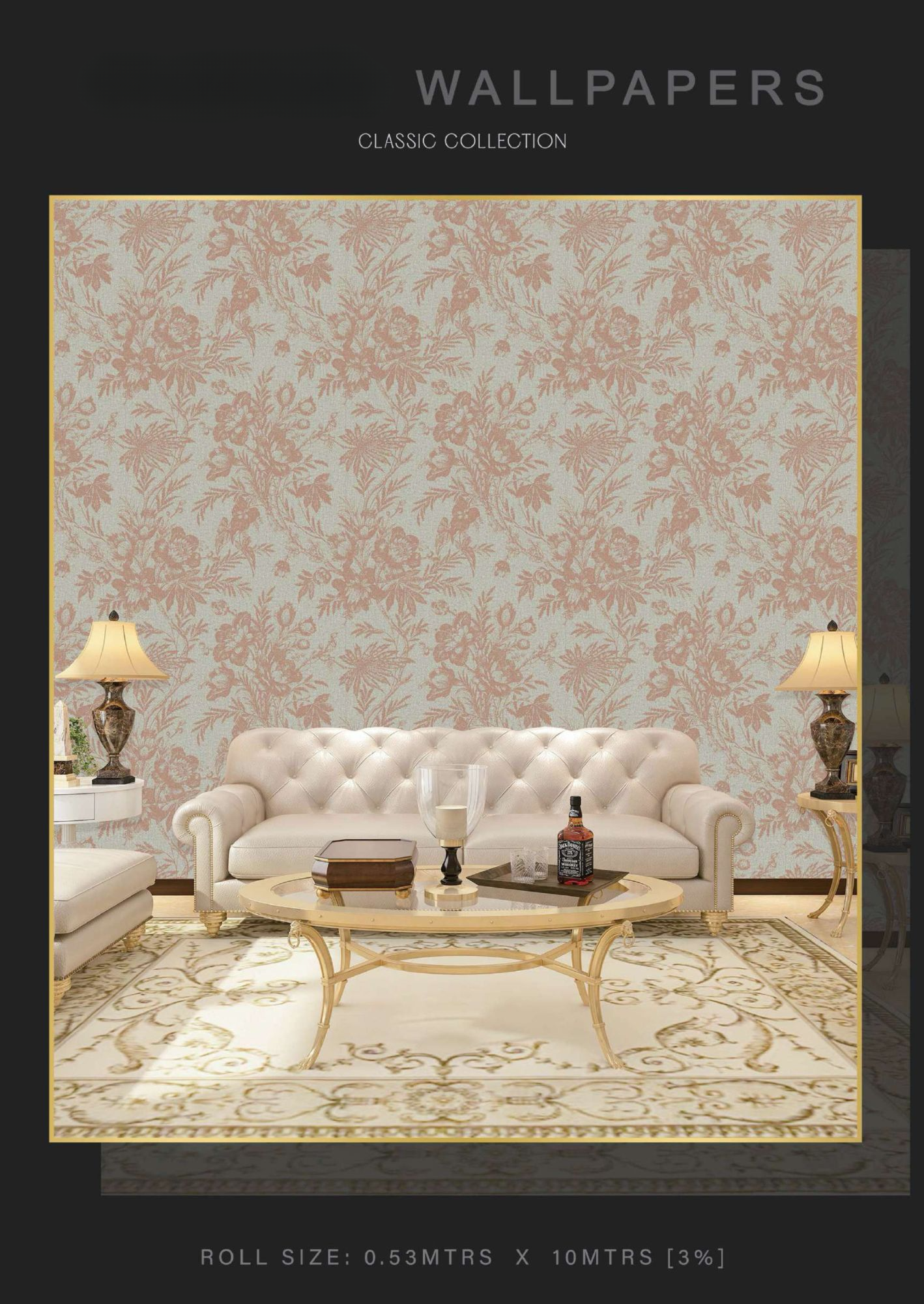 FT Premium Classic Wallpaper Collection - Timeless Elegance for Your Walls | Enera