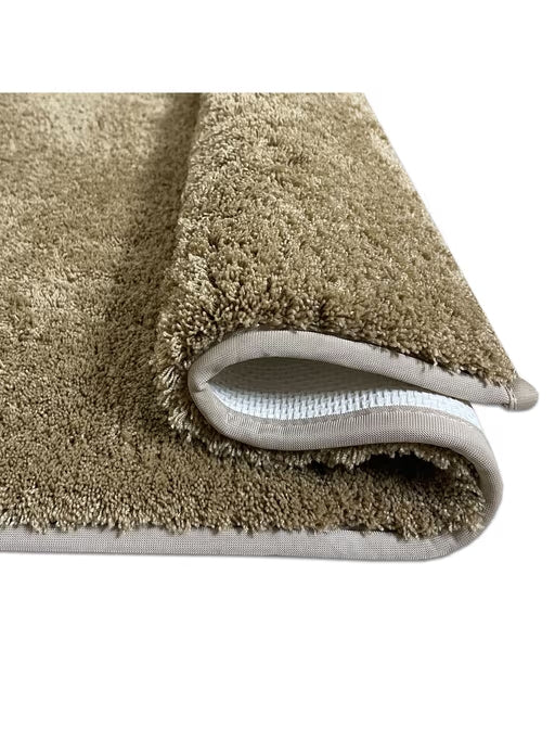 Spaces Occasions Exotica Collection Camel Bath Mat – Large Size & Classic Elegance | Enera