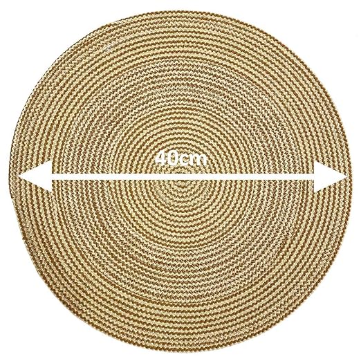 Saprose Craft Round Placemat PM0005 Beige Color 40cm