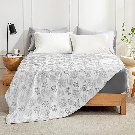 enera Printed Dohar 100% Pure Cotton, Summer Blanket for AC Rooms