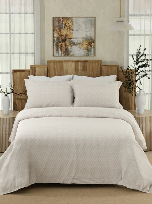 Boutique Printed King Bedsheet with 2 Pillow Covers 100% Pure Cotton