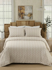 Boutique Printed King Bedsheet with 2 Pillow Covers 100% Pure Cotton