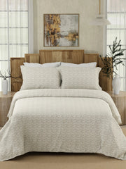 Boutique Super King Bedsheet with 2 Pillow Covers 100% Pure Cotton