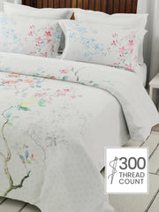 Boutique Super King Bedsheet with 2 Pillow Covers 100% Pure Cotton