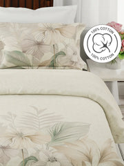 Boutique Super King Bedsheet with 2 Pillow Covers 100% Pure Cotton