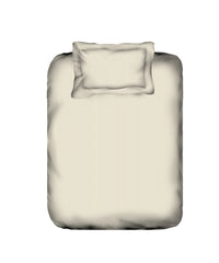 my Trident Stripe Single Bedsheet with Pillow Cover 100% Pure Cotton