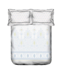 Enera Sanskriti Series Collection Grey Color King Size Bedsheet Set - enera