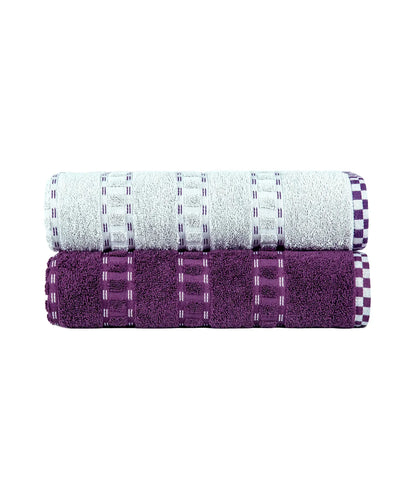 Trident Bath Towel 2 Pcs Set 100% Cotton, Soft & Absorbent