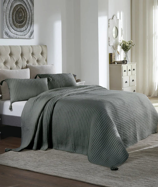 Pluchi Bedspread Set 100% Pure Cotton (Set of 3)