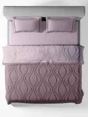 Sansaar Quilted Reversible Comforter Set 100% Pure Cotton (Set of 4)