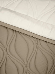 Sansaar Quilted Reversible Comforter Set 100% Pure Cotton (Set of 4)