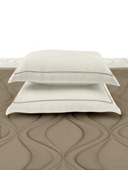 Sansaar Quilted Reversible Comforter Set 100% Pure Cotton (Set of 4)