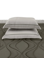Sansaar Quilted Reversible Comforter Set 100% Pure Cotton (Set of 4)