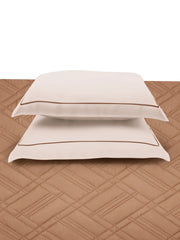 Sansaar Quilted Reversible Comforter Set 100% Pure Cotton (Set of 4)