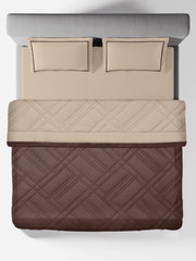 Trellis Sand Pine Cone | 100% Cotton | Double Comforter Bedding Set