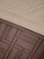 Trellis Sand Pine Cone | 100% Cotton | Double Comforter Bedding Set