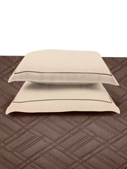 Trellis Sand Pine Cone | 100% Cotton | Double Comforter Bedding Set