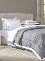 Sansaar Quilted Reversible Comforter Set 100% Pure Cotton (Set of 4)