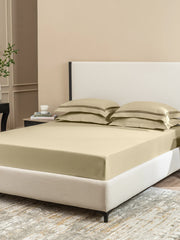 Sansaar King Bedsheet with 2 Pillow Covers 100% Pure Cotton