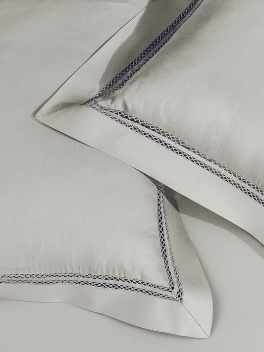 Sansaar Urban Classics Stellar Oyster Plain King Bedsheet 100% Cotton/ 300TC