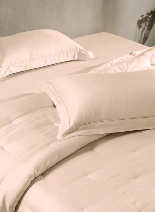 Ruskin Pearled Ivory | 100% Cotton | Double Comforter Bedding Set