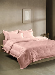 Ruskin Ash | 100% Cotton | Double Comforter Bedding Set