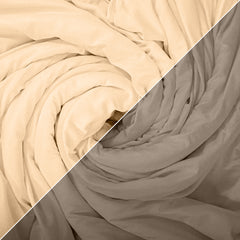 Cherish Quilted Camel Coffee Reversible Single Bed Comforter for All Season