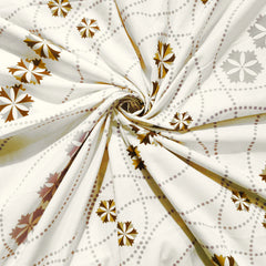 enera Printed King Bedsheet with 2 Pillow Covers 100% Pure Cotton