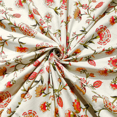enera Printed King Bedsheet with 2 Pillow Covers 100% Pure Cotton