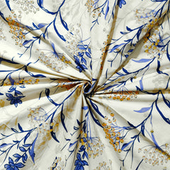 enera Printed King Bedsheet with 2 Pillow Covers 100% Pure Cotton