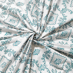 enera Printed King Bedsheet with 2 Pillow Covers 100% Pure Cotton