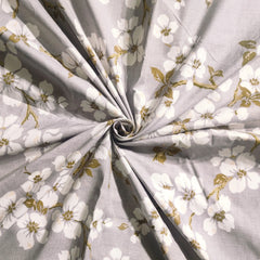 enera Printed King Bedsheet with 2 Pillow Covers Cotton