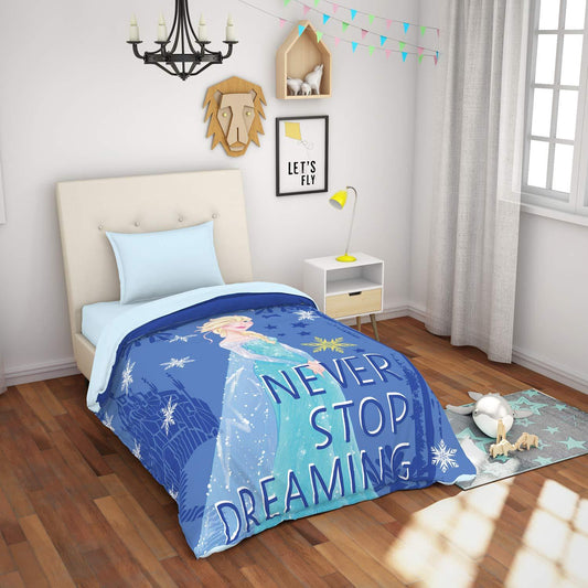 Enera Essentials Disney Frozen Printed Multi Color Kids Single Bed Blanket - enera