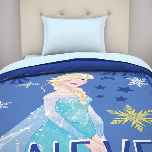 Enera Essentials Disney Frozen Printed Multi Color Kids Single Bed Blanket - enera