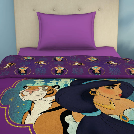 Enera Essentials Disney Princess Printed Multi Color Single Bed Comforter - enera