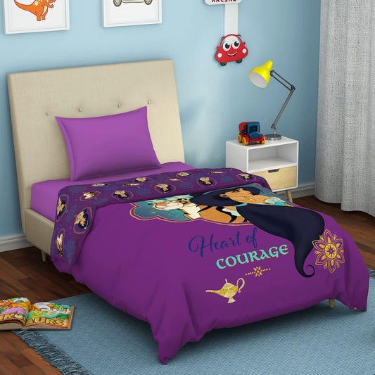 Enera Essentials Disney Princess Printed Multi Color Single Bed Comforter - enera