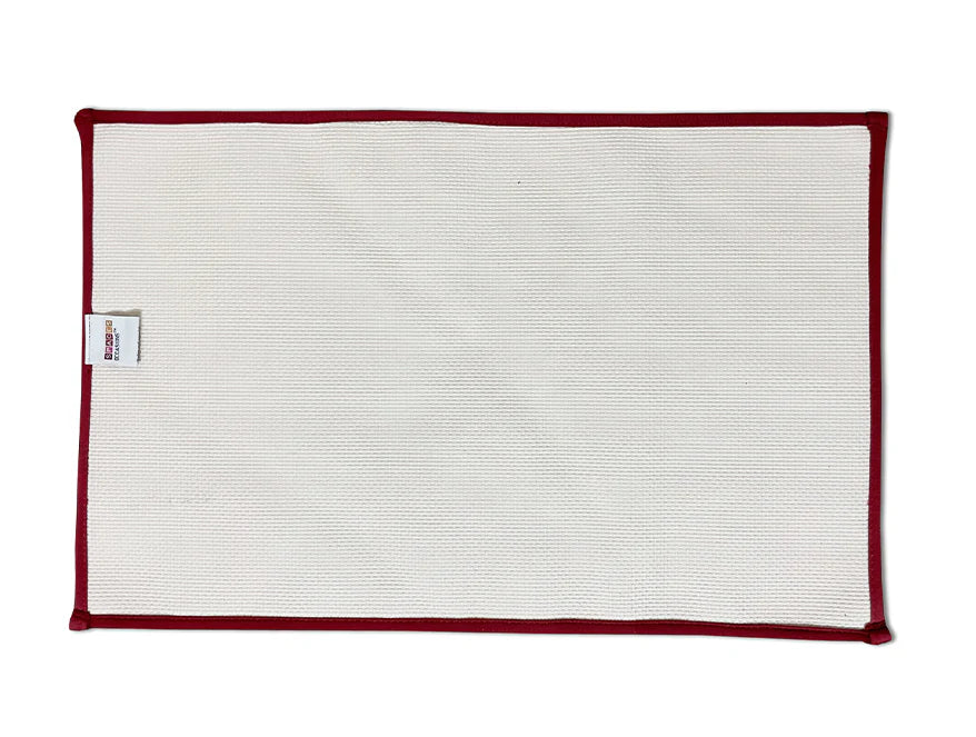 Spaces Occasions Exotica Collection Crimson Wine Bath Mat – Large Size & Rich Color | Enera