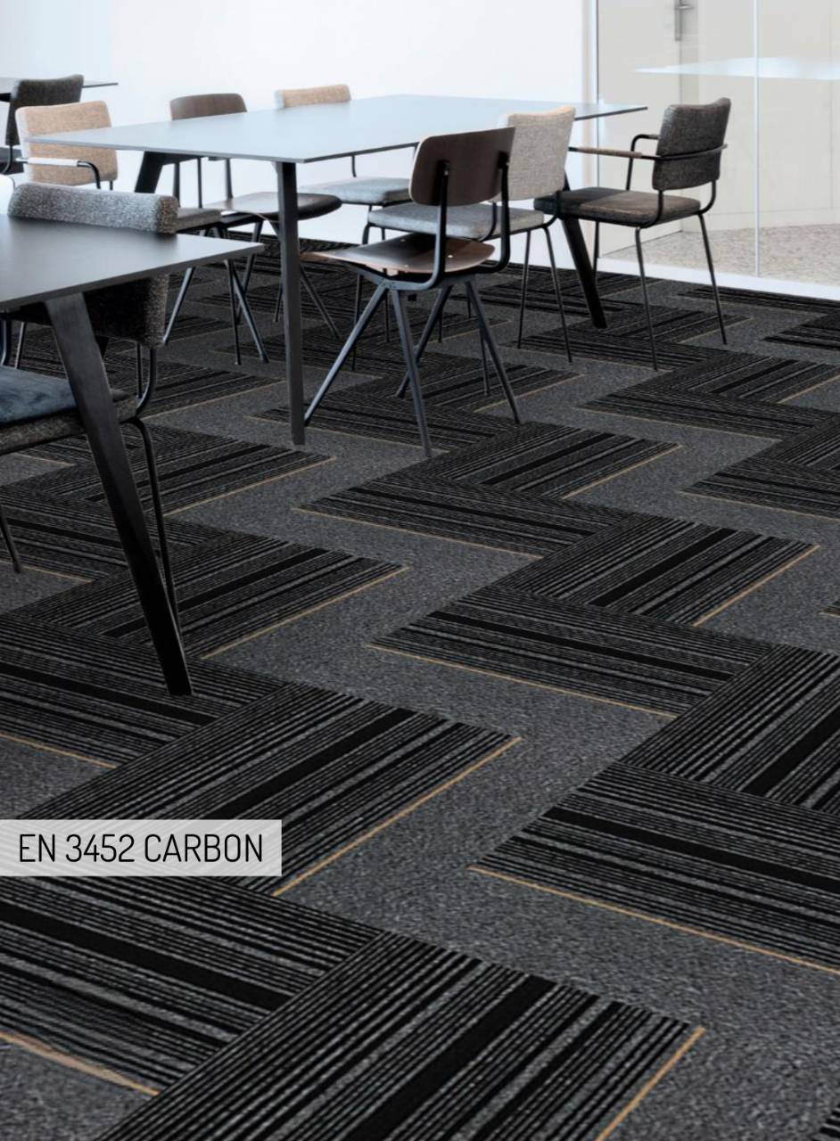 Hego Energy Wall to Wall Carpet | Carbon | Modern & Durable Flooring | Enera